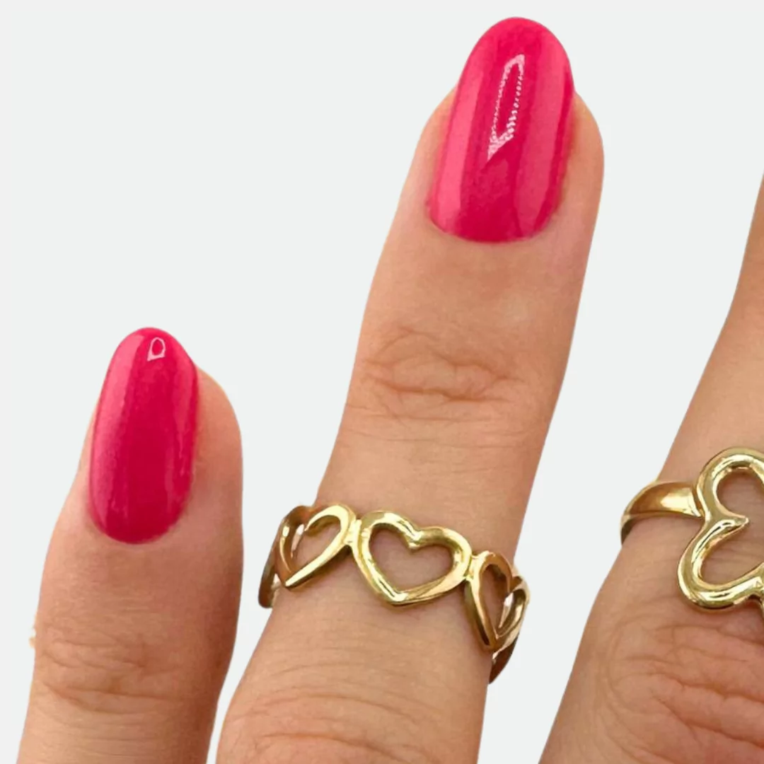 RIng waterproof so wear it whenever you want. The ring is adjustable.Premium stainless steel with 18krt gold layer. Non-tarnish.