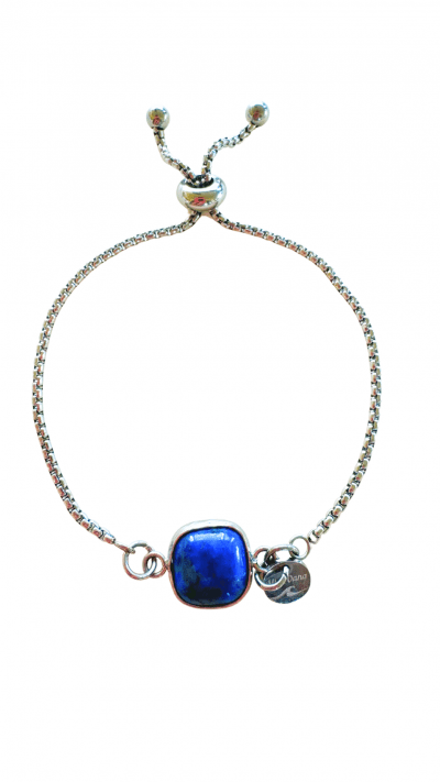 braelet stainless steel with gemstone