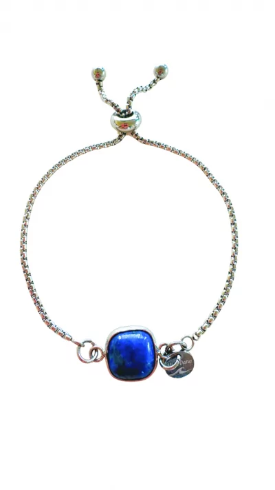 braelet stainless steel with gemstone