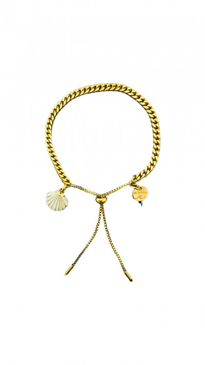 bracelet waterproof. Premium stainless steel with 18krt gold layer. Non-tarnish.