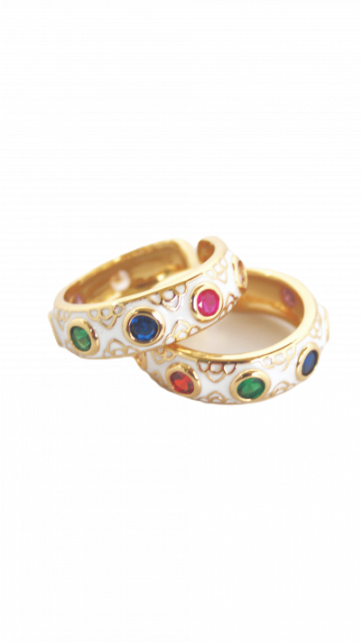 RIng with colorfull stones